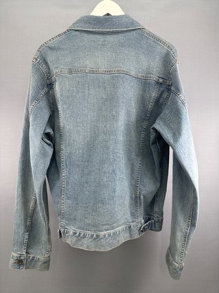 Cazadora vaquera Uniqlo hombre azul