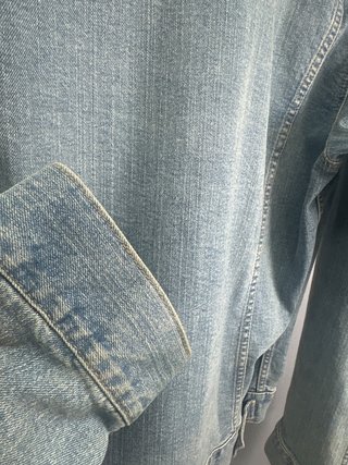 Cazadora vaquera Uniqlo hombre azul