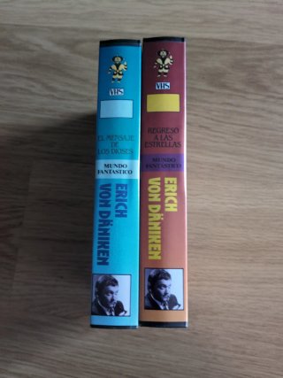 2 Cintas VHS Mundo Fantástico Erich Von Däniken