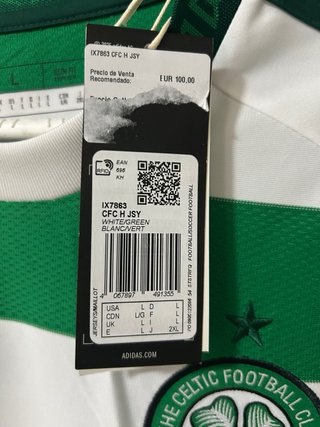 Camiseta Celtic FC 24/25 Talla L Adidas