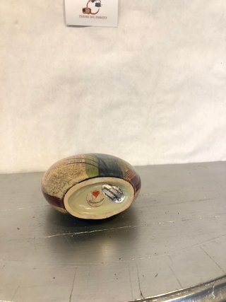 Vaso decorativo vintage ceramica smaltata