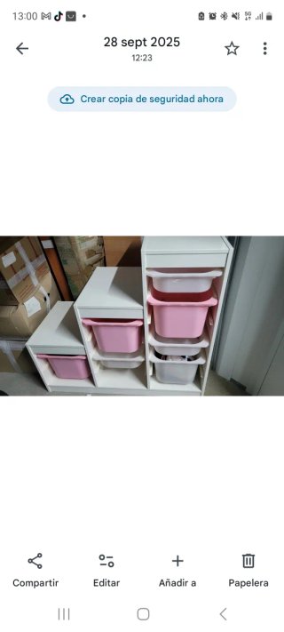 Mobile portaoggetti Torfast Ikea bianco