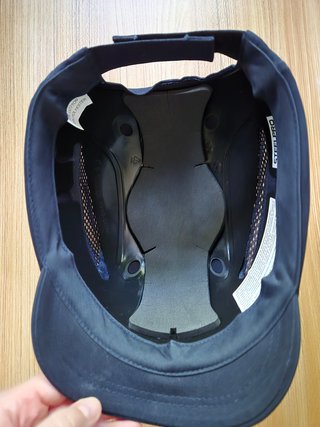 Casco de seguridad azul