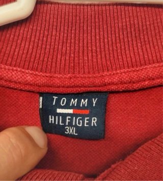 Polo rojo Tommy Hilfiger XXL