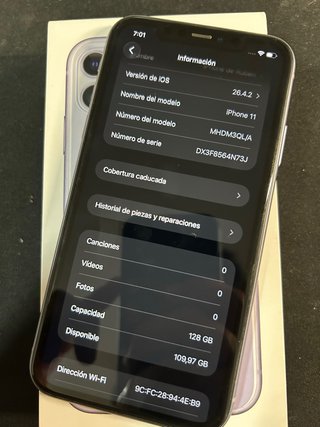 iPhone 11 Viola 128GB Perfetto + scatola originale