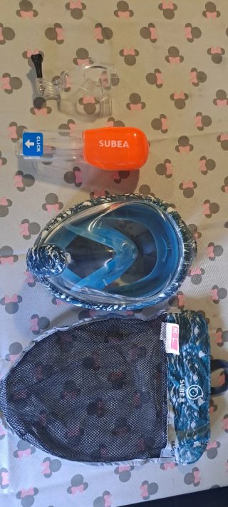 Máscara de snorkel integral
