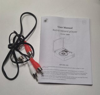 Giradischi Retro Bluetooth S450 Nuovo