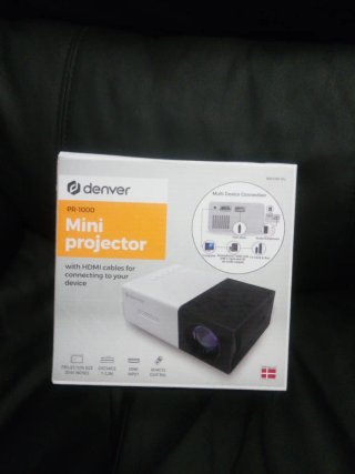 Mini proyector Denver PR 1000 HDMI USB C
