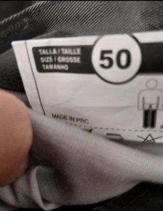 Pantalón de trabajo talla 50 gris
