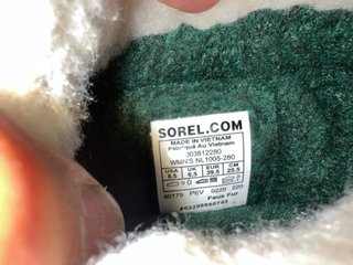 Botas Sorel Caribou Talla 39.5 Modelo NL 1005 280