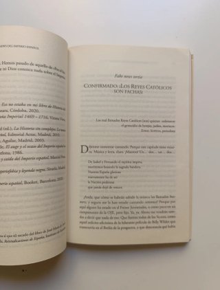 Fake news del imperio español.