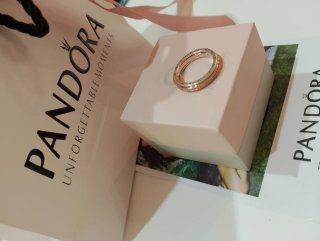 Anillo Pandora Oro y Plata