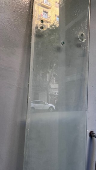 Panel de cristal templado grande