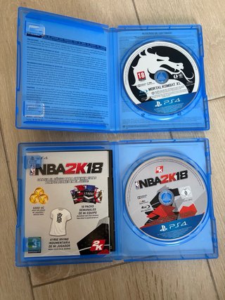 Lote Juegos PS4: NBA 2K18 y Mortal Kombat XL
