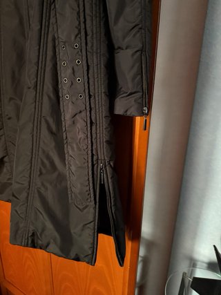 Zara Gabardina Negra Mujer