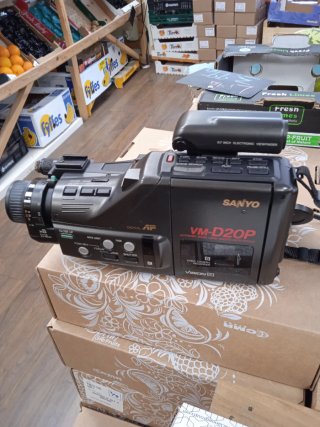 Videocámara Sanyo Negra