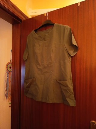 Vestido S y Blusa M verde militar
