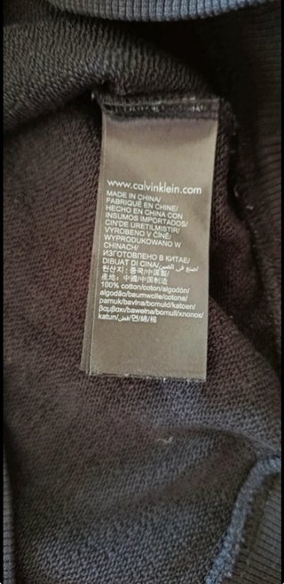 Calvin Klein Jeans Blusa Azul