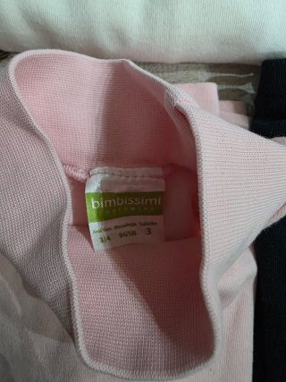 Set 4 magliette dolcevita bambina