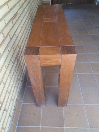 Mueble de entrada de madera