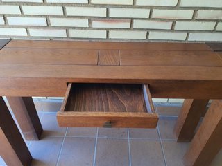 Mueble de entrada de madera