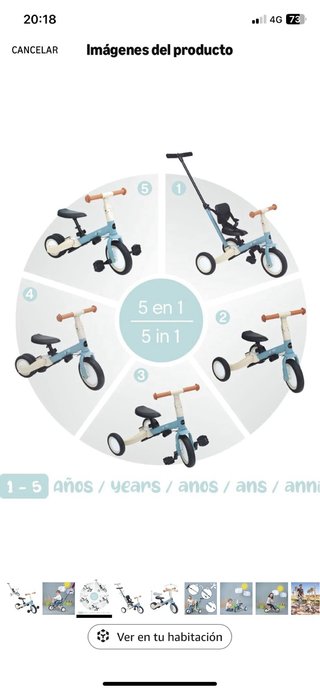 Triciclo para niños