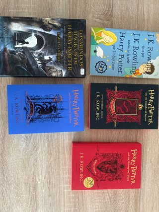 Lote libros harry potter en español e ingles