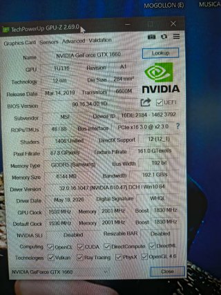 Nvidia GeForce GTX 1050 Ti