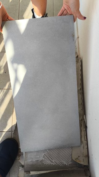 Baldosa gris efecto mármol 60x30 (9 uds)