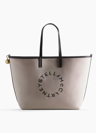 Borsa Stella McCartney x HM Beige Nero Grande