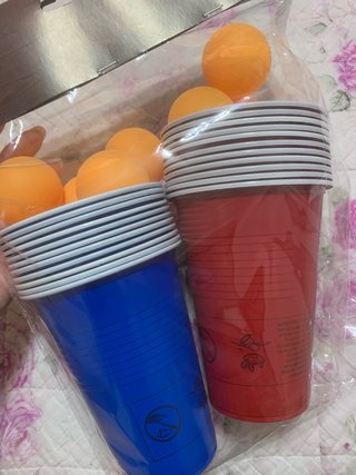 Beer Pong Game Night: 15 Palline e 22 Bicchieri