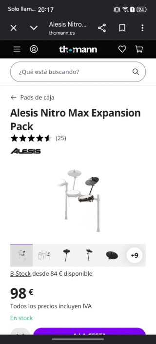 Alesis Nitro Max Kit Batería Electrónica