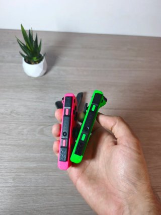 Joycons Nintendo Switch Originales Verde y Rosa