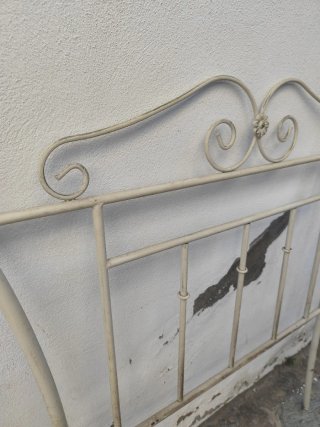 Cabecero forja vintage cama 90