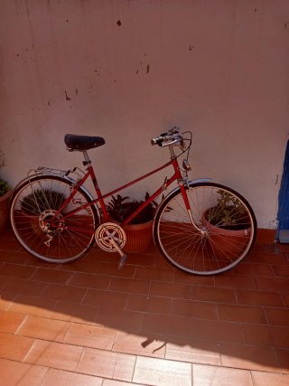 Bicicleta Clásica Roja