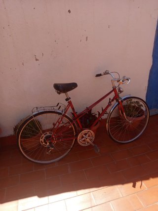 Bicicleta Clásica Roja