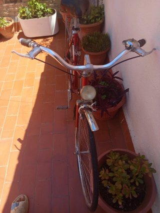 Bicicleta Clásica Roja