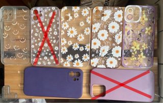 Lote 5 fundas iPhone 12