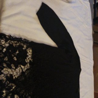 Maglia donna manica lunga con pizzo