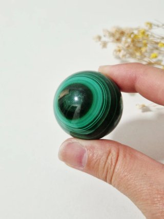 Sfere di Malachite Naturale