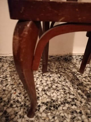 Sillas antiguas vintage patas curvas