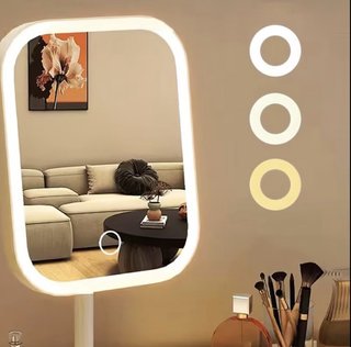 Espejo de tocador con luz LED