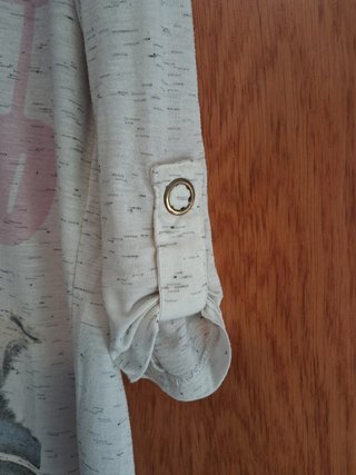 Camiseta Silvian Heach 3/4 Gris Jaspeado