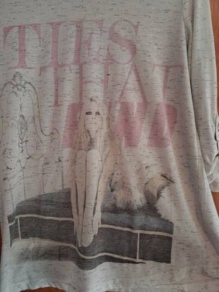 Camiseta Silvian Heach 3/4 Gris Jaspeado