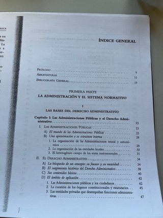 Principios de Derecho Administrativo General I