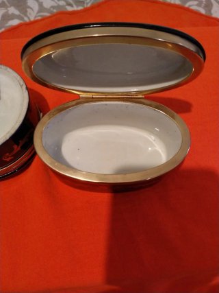 Joyero Limoges Colección Negro y Dorado