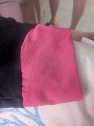Vestido Lola Casademunt Negro y Rosa Talla M