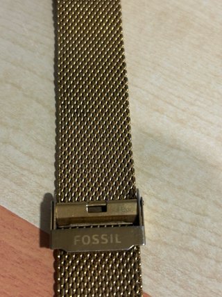 Reloj Fossil Dorado y Azul