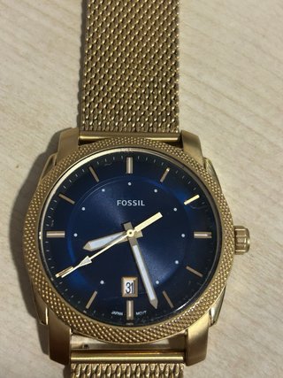 Reloj Fossil Dorado y Azul