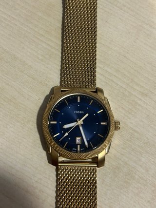 Reloj Fossil Dorado y Azul